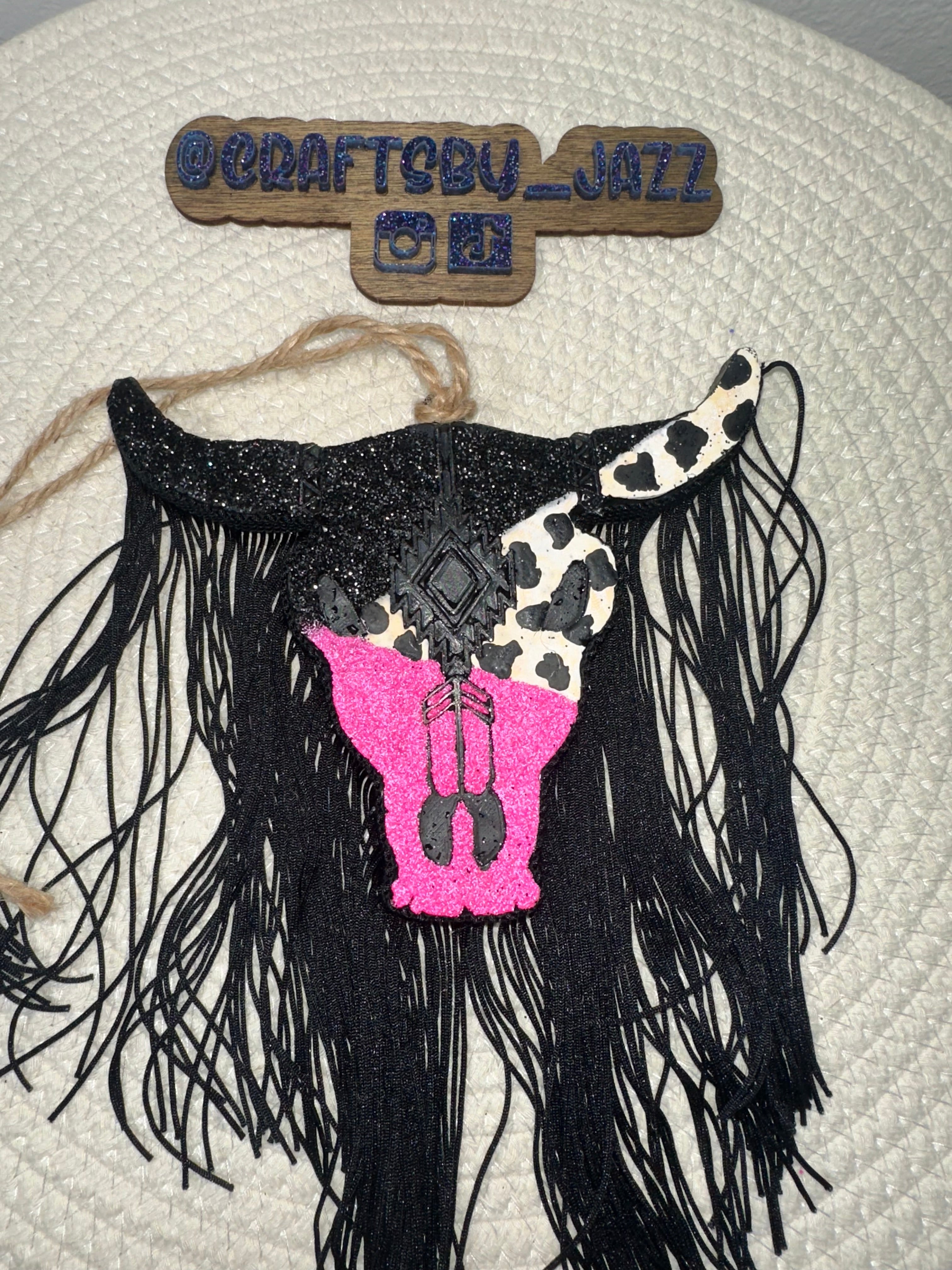 Neon Bull with Fringe Freshie