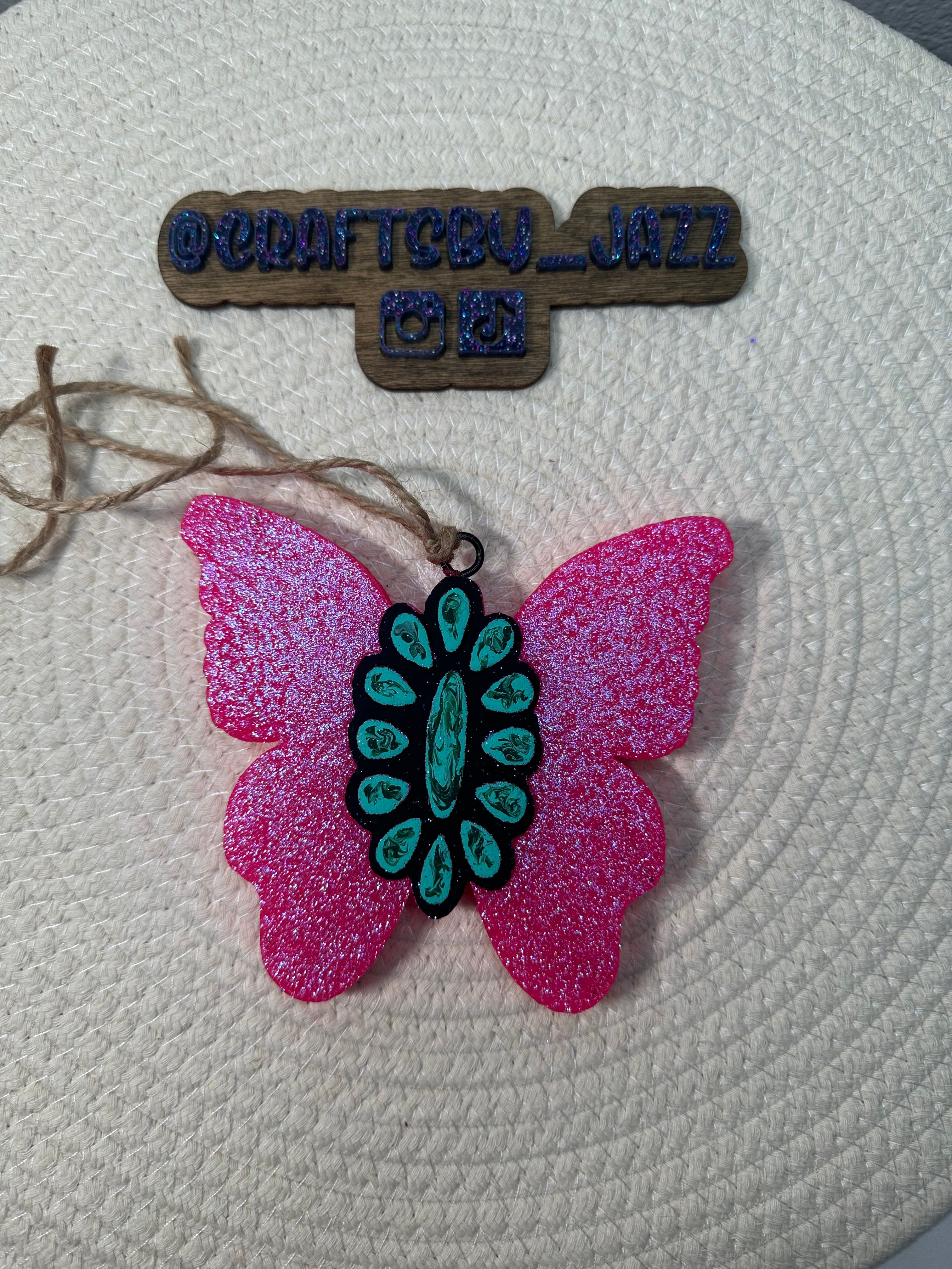 XL Shimmer Butterfly Freshie
