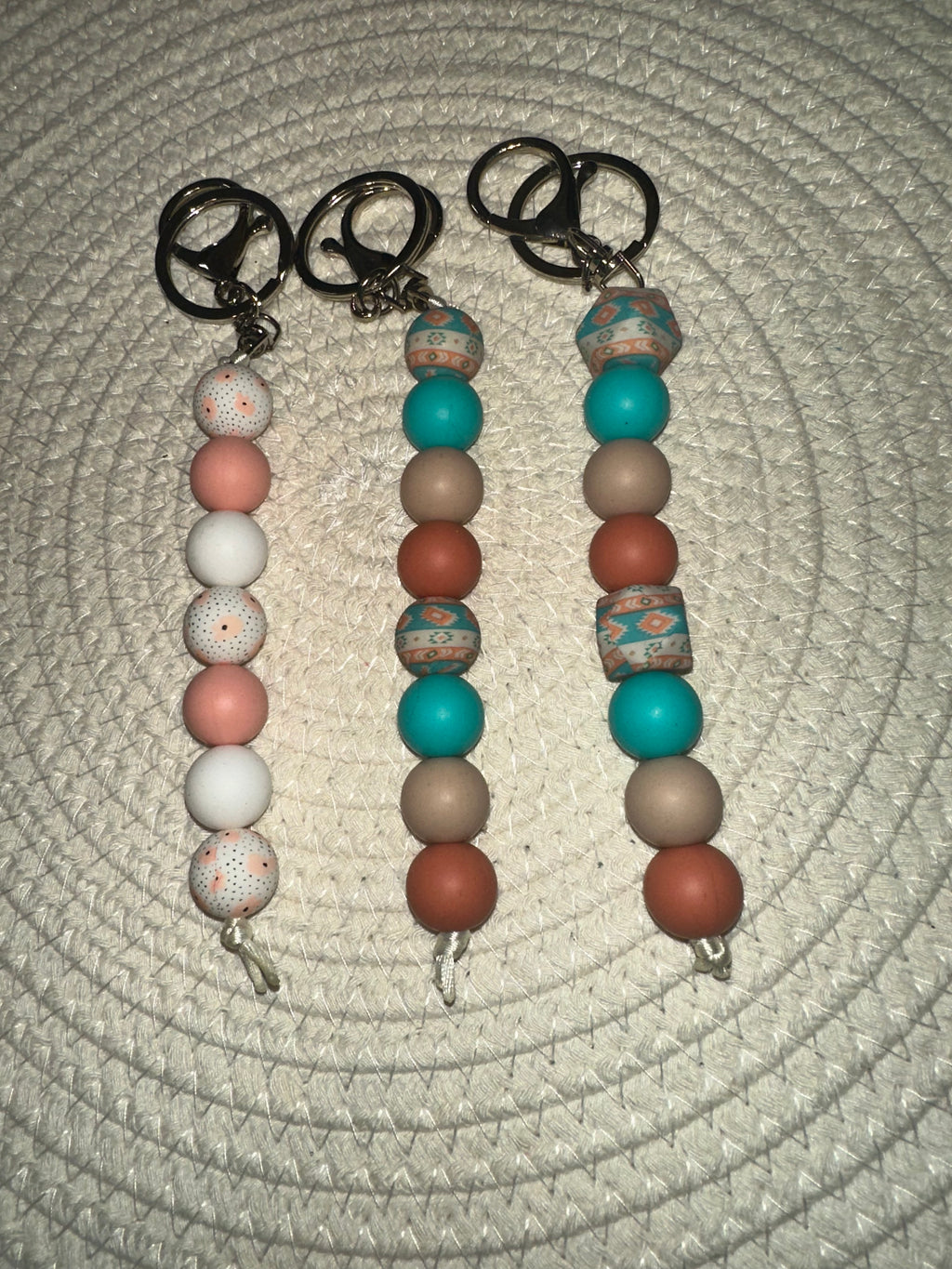 Floral keychains