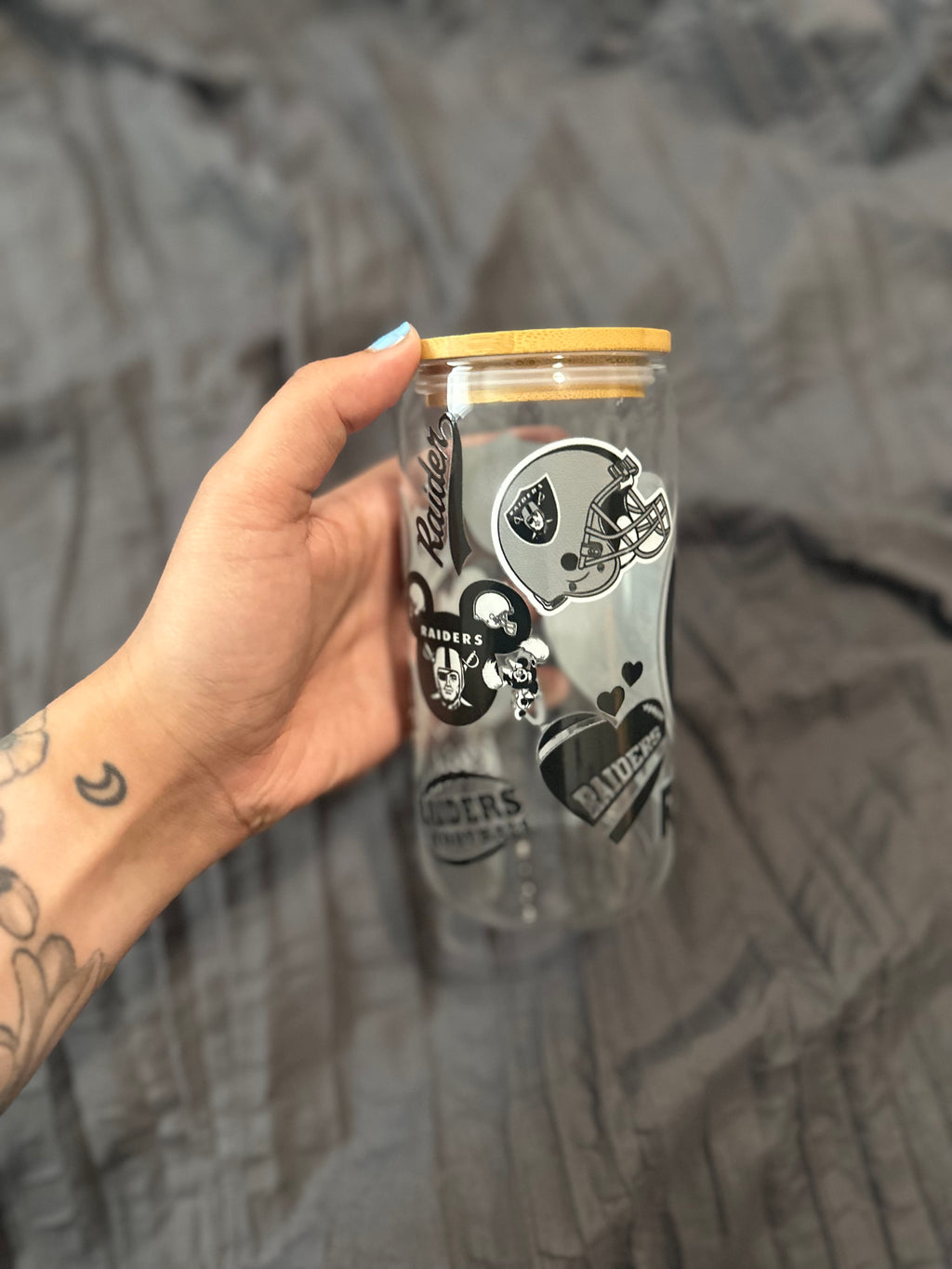 Raiders Glass Cup