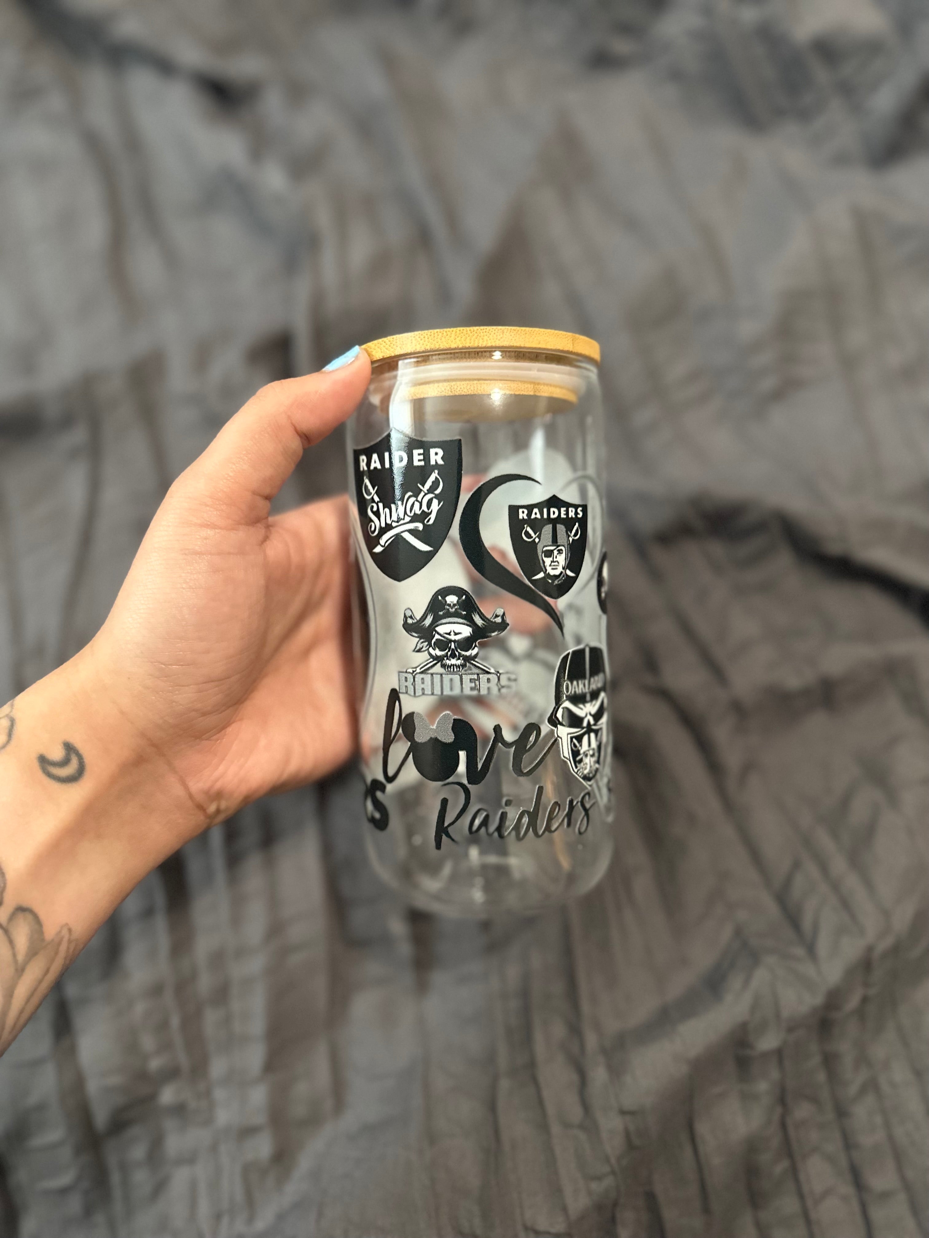 Raiders Glass Cup